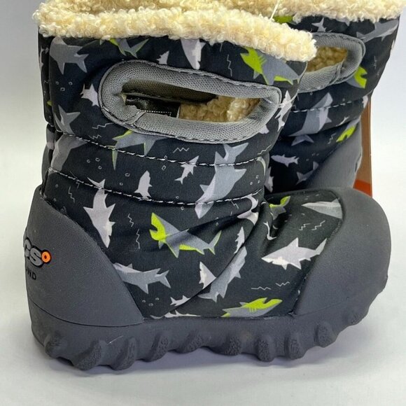 BOGS - B-Moc Sharks Kid's Snow Boots Infants Size 4 Winter Snow Outdoors - Picture 5 of 11